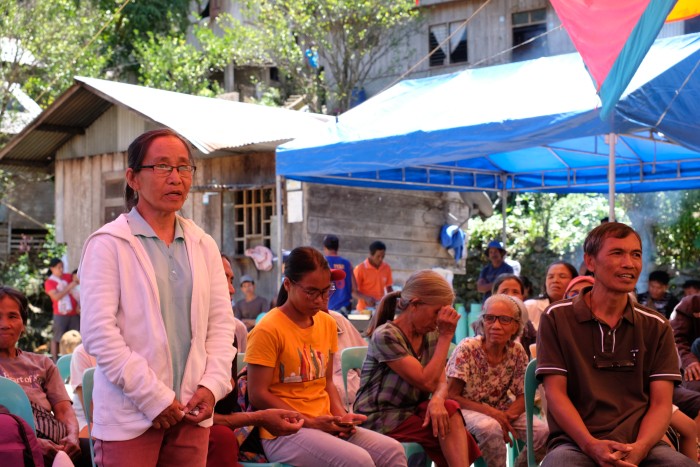 Visit to the community of barangay Bolo with whom we collaborate © Province of East Flanders / Nele Van Haver